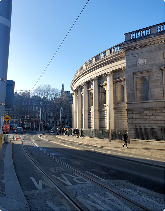 Parliament House in Dublin